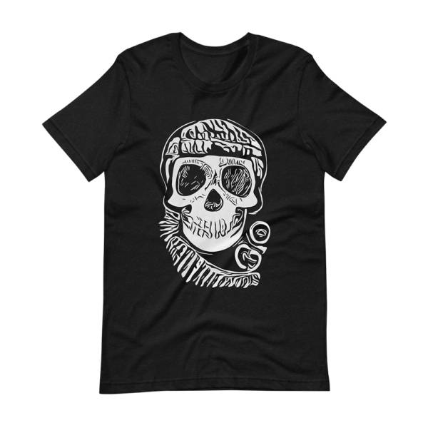 Ponte Uno Patria Disco Skull 001 Playera T-shirt Casual Algodon Premium B