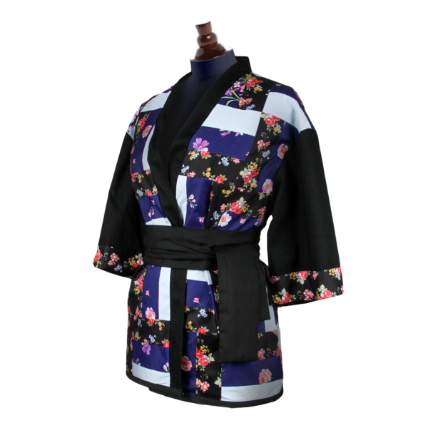 Patronologia Kimono Patchwork Cabina Azul | 3Qtr