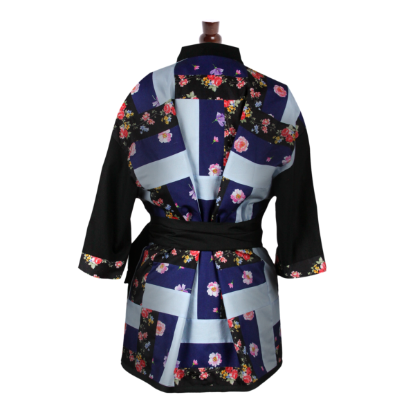 Patronologia Kimono Patchwork Cabina Azul | Back